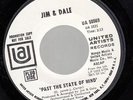 HEAR Garage Psych Promo Rare 45 JIM & DALE Past the State Of Mind on United Art