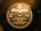 BING CROSBY  WHITE CHRISTMAS LETS START THE NEW YEAR RIGHT BRUNSWICK 0338 N/MINT