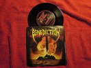 SPLIT 7 INCH BEBEDICTION PUNGENT STENCH BLOOD PUS CONFESS ALL NUCLEAR BLAST 90
