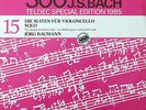 JORG BAUMANN / Bach Six Suites for Cello Solo / TELDEC Digital 6.48245, 2LP