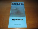 Ride - Nowhere - 1990 UK Promo Poster (Shoegazing, Slowdive, Indie)