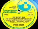 EDGAR BROUGHTON BAND Sing Brother Sing 1970 UK HARVEST w/INSERT EX++