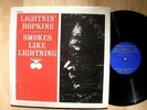 LIGHTNIN' HOPKINS smokes like lightning BLUESVILLE orig MONO BVLP  1070