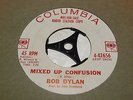 BOB DYLAN mixed up confusion / Corrina MINT WHITE LABEL PROMO 45 rpm 7