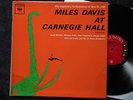 MILES DAVIS-AT CARNEGIE HALL,COLUMBIA, 6 EYE MONO,,NEAR MINT LP,COVER