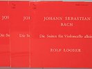 Bach - 6 Cello Suites - Rolf Looser - Ultra rare 3 LP set in M- condition - VDE