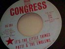 Patti+Emblems,Congress#263, It's The little  Promo, Northern Soul, 45, Rare.VG++