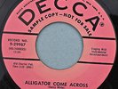 ARLIE DUFF 45 Alligator Come Across  DECCA 29987  VG+ 1956 Rockabilly PROMO