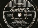 78 RPM -- Billie Holiday (Teddy Wilson and His Orchestra), Brunswick 78, EE+