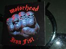 MOTORHEAD Iron Fist FINNISH LP Hard Metal INSERT