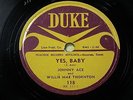 Hear It/78RPM/ Johnny Ace / Big Mama Thornton / Yes, Baby/Saving My Love/Duke118