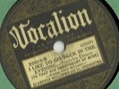 Clarence Williams Orch, High Society, I Like to Go Back Vocalion 25010  78 rpm