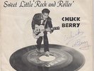 CHUCK BERRY Sweet Little 'Rock and Roller' on Chess 45 (ep-5126) SIGNED PS
