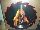 METALLICA Metallica RED SAW BLADE SHAPED PICTURE DISC 1988