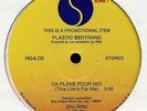 PLASTIC BERTRAND Ca Plane Pour Moi SIRE US 12-inch PROMO