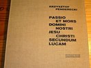 PENDERECKI Lukas Passion CZYZ 2-LP-Box harmonia mundi Stereo ED1