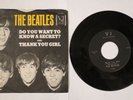BEATLES VEE-JAY VJ-587 RECORDS 45 DO YOU WANT TO KNOW A SECRET & THANKYOU GIRL