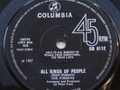 The Fingers - All Kinds of People - UK 45 - Columbia DB 8112 -   60's Psych