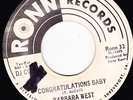 CROSSOVER SOUL 45 RPM - BARBARA WEST on RONN RECORDS (PROMO)