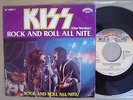 KISS – ROCK AND ROLL ALL NITE – Live and studio - Rare 7'' PS Germany 1975 EX-