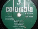 India Cliff Richard and The Shadows Lucky Lips 78 Rpm Record Made In India s22