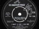 MONSTER I WANT A LOVE I CAN SEE  DIFF TO TEMPS SONG JOHN LEYTON - Northern Soul