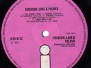 EMERSON, LAKE & PALMER (1st Album) RARER ORIG 1970 UK PINK ISLAND LP.