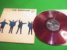 THE BEATLES  HELP  RED VINYL JAPAN LP odeon OP-7387  