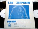 LED ZEPPELIN JAPAN JL EDITION DETROIT JUST ABOUT BACK LIVE 2LP VINTAGE no TMOQ
