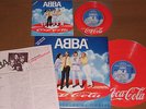 ABBA - SLIPPING THROUGH MY FINGERS JAPAN Only Coca Cola PROMO LP + 7
