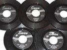 5x VG+ Beatles 45's:all Different Label 