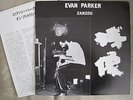 EVAN PARKER  - ZANZOU solo in Japan 1982 lp/m, cvr/m-
