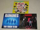 4 RAMONES PROMO MINT VINYL LPS, MANIA, HALFWAY TO SANITY, TOO TOUGH TO DIE