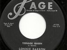 LONNIE BARRON WITH CASEY CLARK BAND MICHIGAN ROCKABILLY SAGE LBL TEENAGE QUEEN
