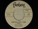 Vince Guaraldi 45 CHRISTMAS TIME IS HERE / WHAT CHILD...  M- Charlie Brown movie
