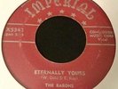 Original Doo Wop Vocal Group R&B 45 - The Barons - Imperial - BLUE VINYL - Rare