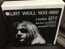 Kurt Weill 1933-1950 LP Ricordi Record [Italy] Laura Betti Bruno Maderna EX