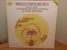 MAHLER Symphonie 4 Stereo LP Bernstein Deutsche Grammophon IMPORT classical