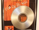 AC/DC, Fly On The Wall, mit Cover Platin Record platin Schallplatte, gold, AC DC