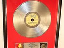 Eric Clapton, Backless, Platin Record, platin Schallplatte, Award, gold