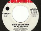 RICK SHEPPARD Can We Share It COLUMBIA 45 modern northern soul 7