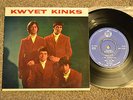 Kinks EP Sweden Kwyet Kinks NEP 24221 rare vinyl 45 M/M amazing condition