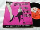 GARY MILLS - TOP TEEN BABY - UK TOP RANK JAR 500 -1960 RARE PIC SLEEVE -Vg++