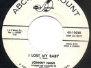 Johnny Nash - I Lost My Baby - ABC-Paramount M- Northern Soul