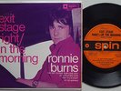 RONNIE BURNS Exit Stage Right EP Rare ORIG Spin 45 BEE GEES The Beatles OZ 1960s