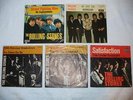 THE ROLLING STONES FÜNF RARE ORIGINAL COVER 1965 BIS 1968 SATISFACTION BRAUN-ROT