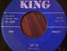 Mac Curtis Say So 45 King Orig. Pressing Rockabilly Bopper Rockin Country Style