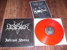 Desaster - Infernal Voices MLP - RED VINYL - MINT - RARE - Destruction - Sodom