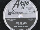 78 RPM -- The Monotones, Argo 5290, EE+