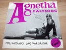 AGNETHA FÄLTSKOG Följ med mig Jag var så rare 45 rpm single Cupol 1967 + PS ABBA